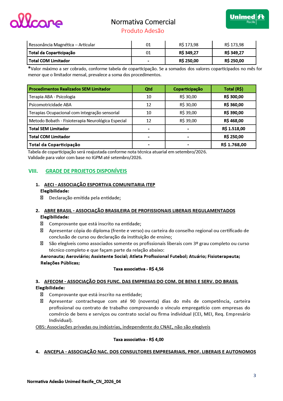 Proposta Allcare