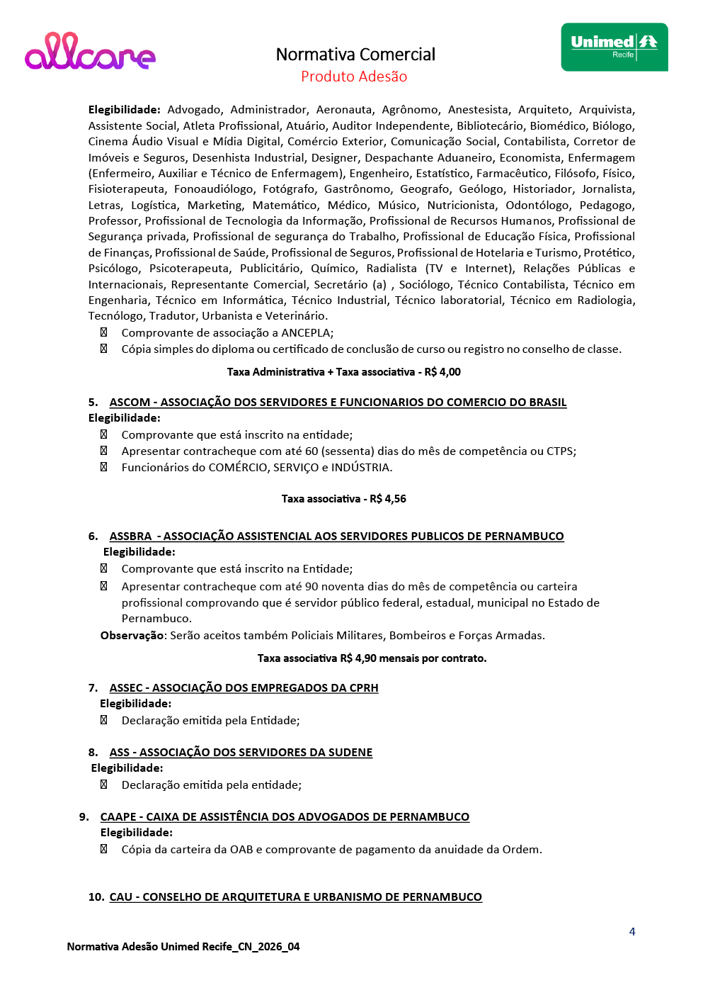 Proposta Allcare