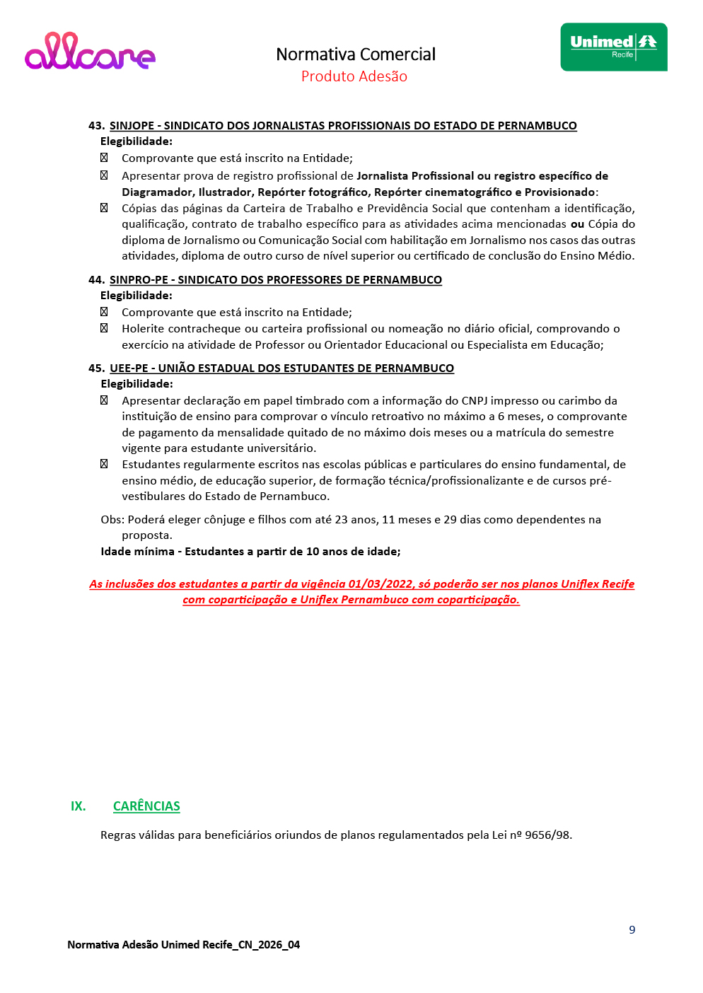 Proposta Allcare